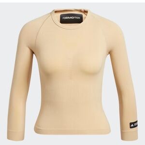 Adidas Formotion Beige Long Sleeve Top